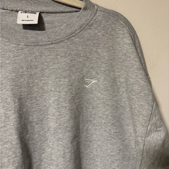 Gymshark Oversized Women’s Light Grey Sweatshirt Large - Picture 6 of 7
